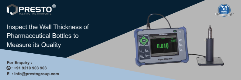 Inspect The Wall Thickness Of Pharmaceutical Bottles To Measure Its Quality